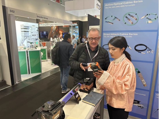 2024年9月 天津天游TY8检测中心通讯设备科技有限公司参加  欧洲 ECOC 展会